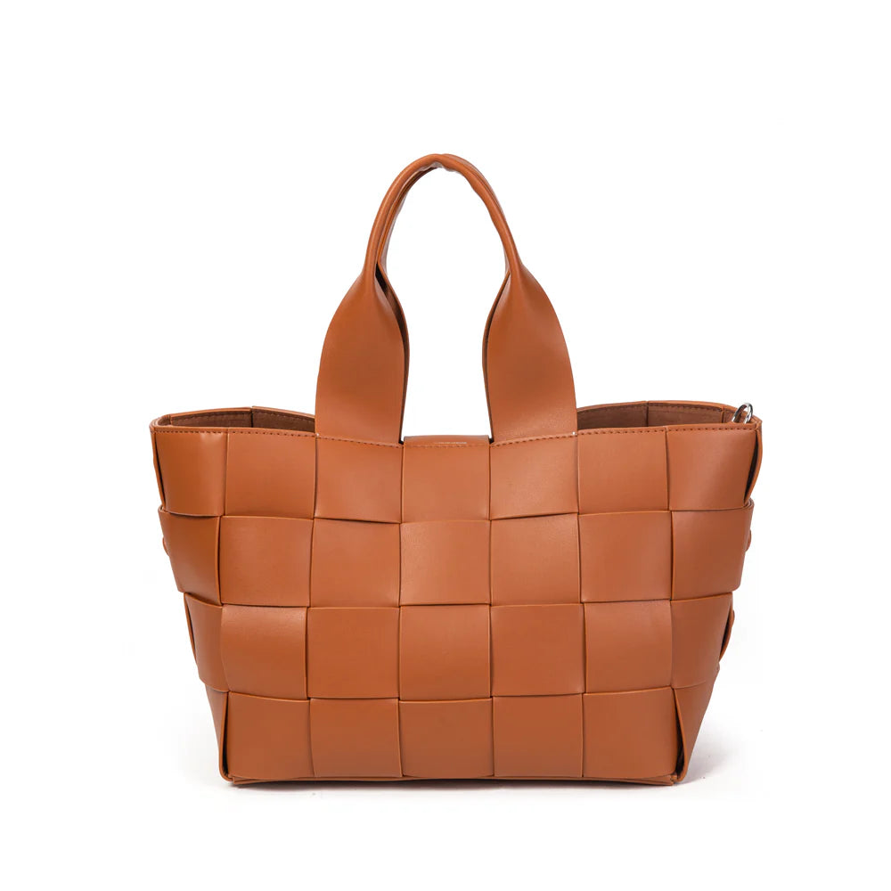 SHOPPER CUBE VIVIENNE D CUOIO