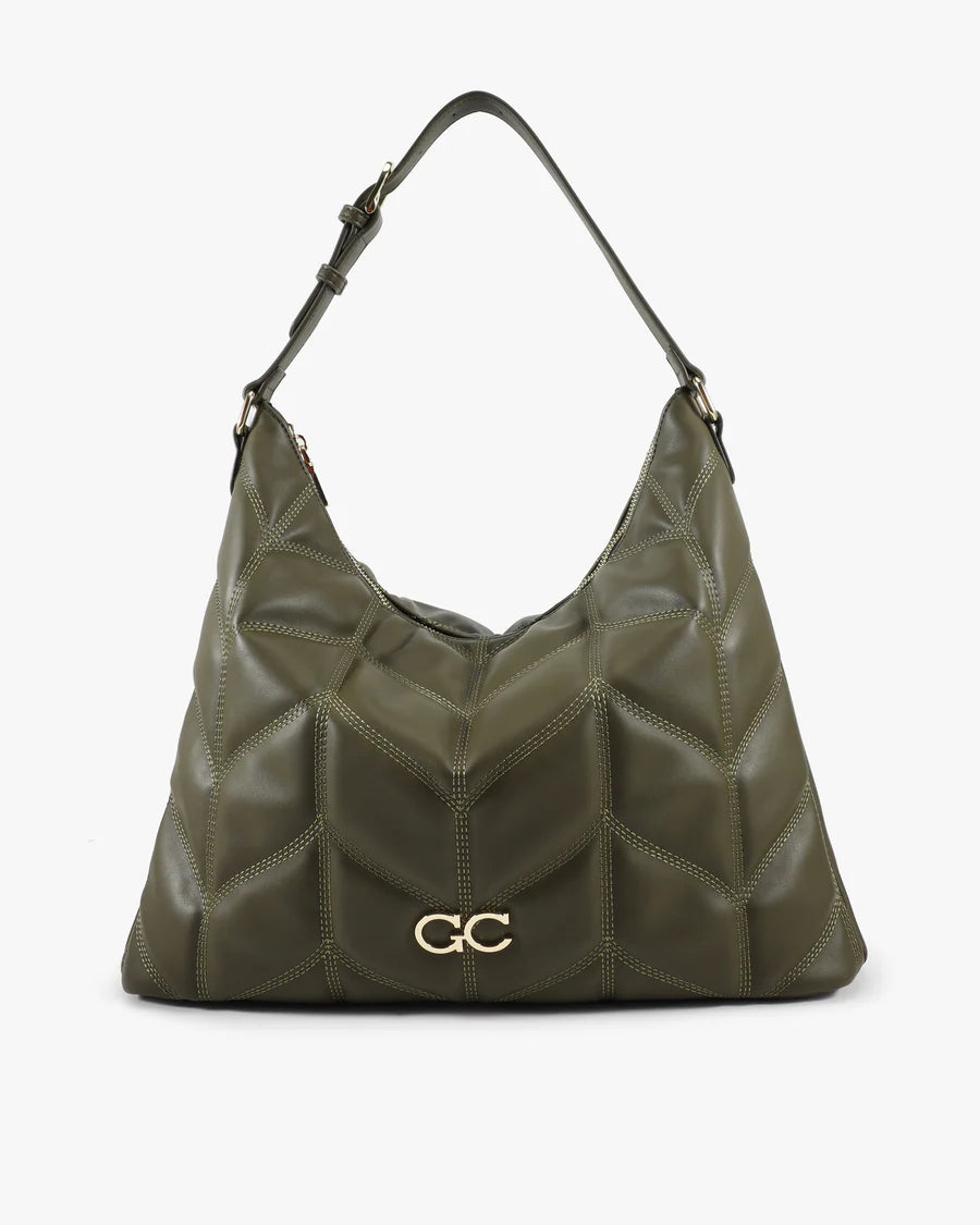 BORSA A SPALLA VERDE GIO CELLINI