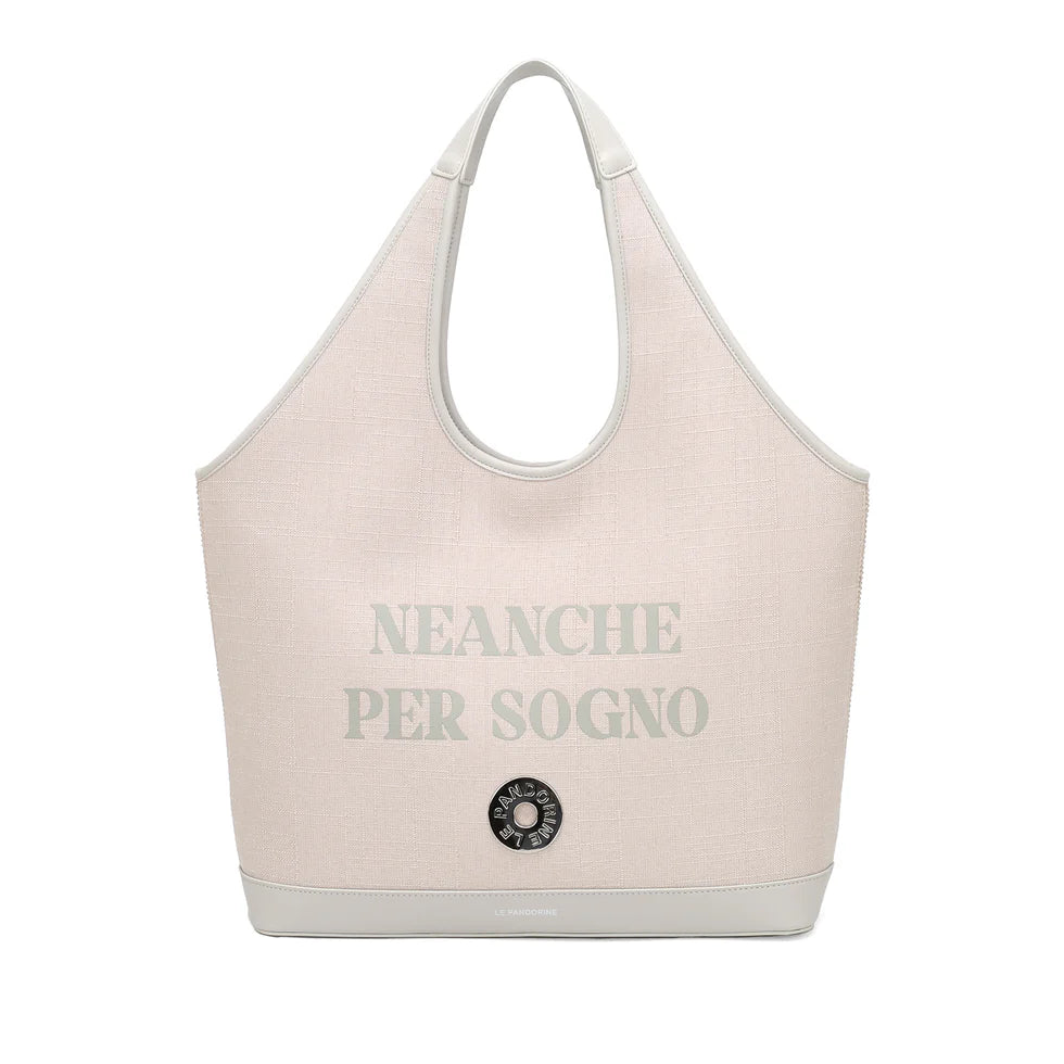 Shopper in lino lepandorine
