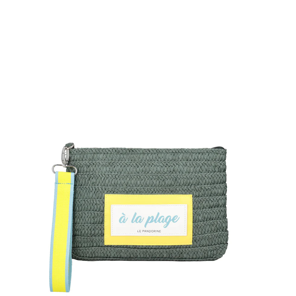 POCHETTE MARE IN PAGLIA LEPANDORINE