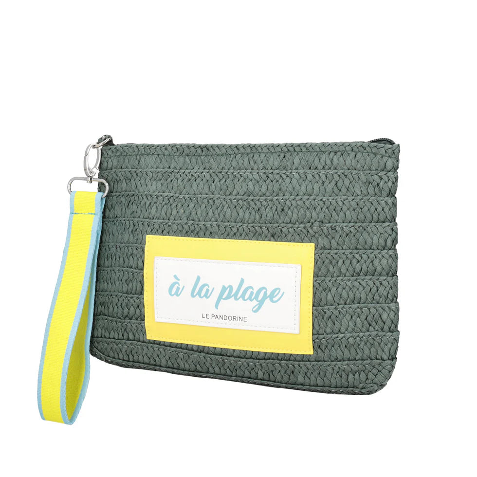 POCHETTE MARE IN PAGLIA LEPANDORINE