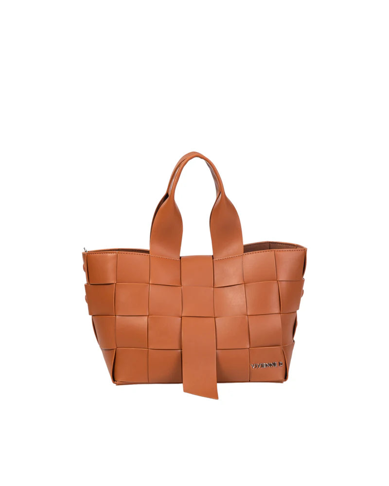 SHOPPER CUBE VIVIENNE D CUOIO