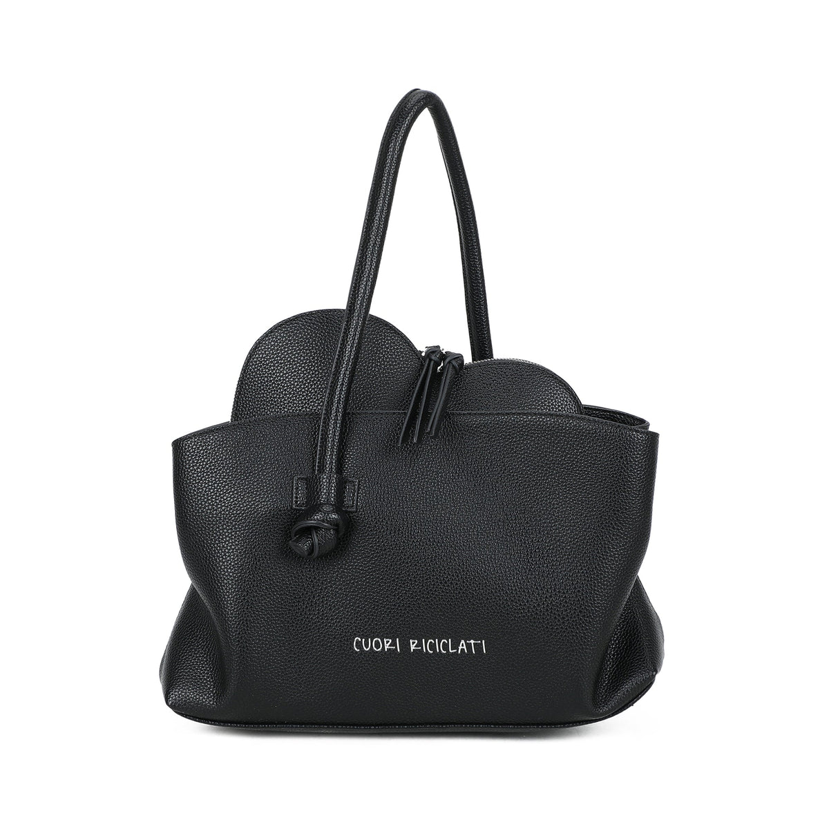BORSA A SPALLA CUORI RICICLATI