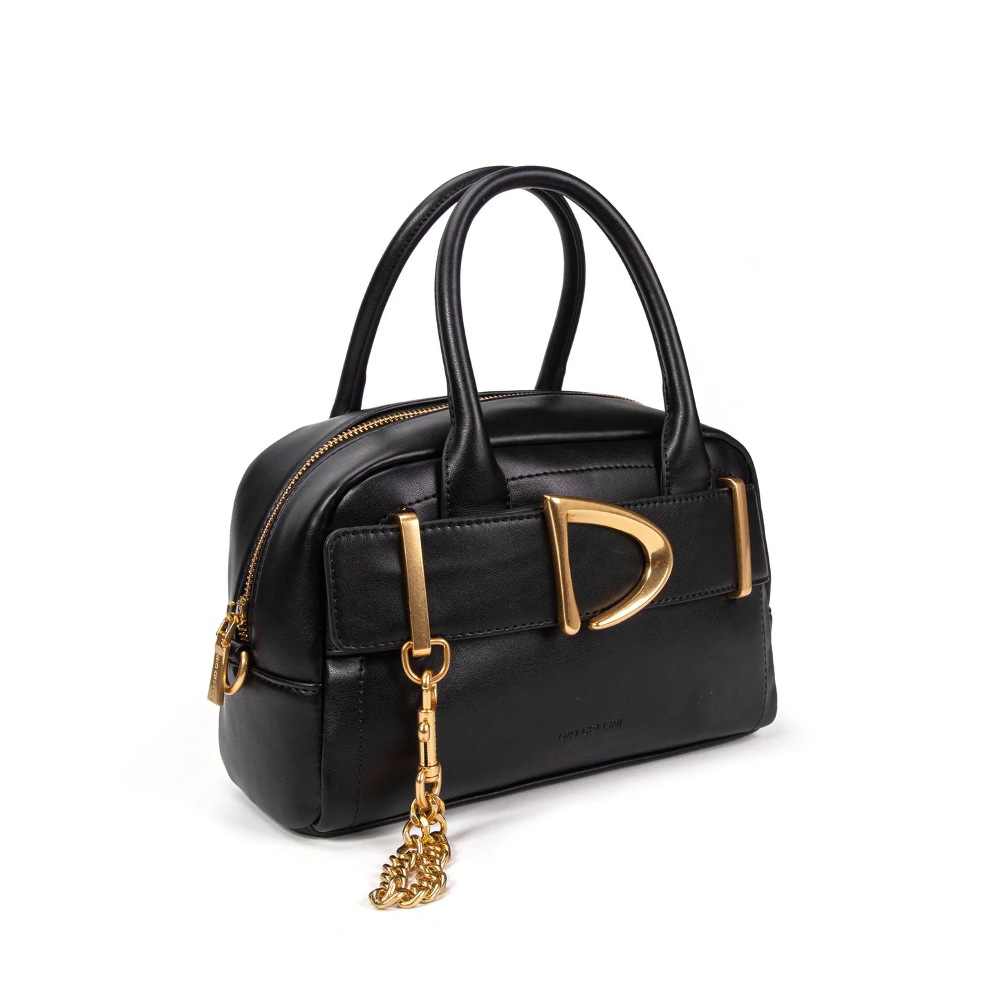 Borsa a mano GioCellini nera/testa di moro