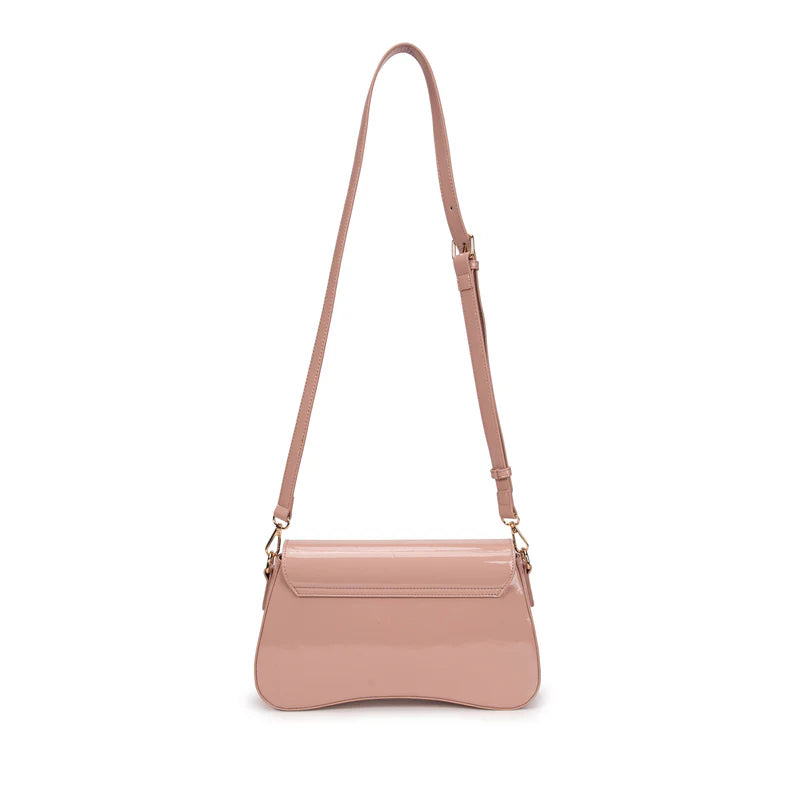 POCHETTE CON TRACOLLA IN VERNICE VIVIENNED